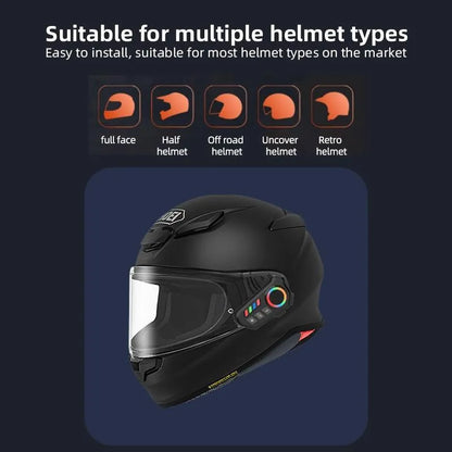 Wireless Helmet Earphones with RGB Light & GPS for Bikers in Pakistan