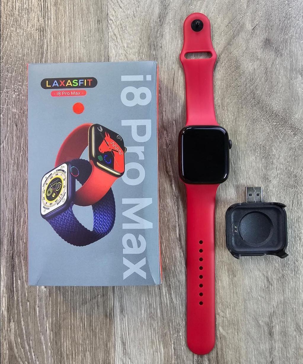 Stylish Black Smart Watch with Fast Charging & Bluetooth