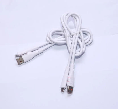 Android Super Fast Charge Cables Pack of 2 White
