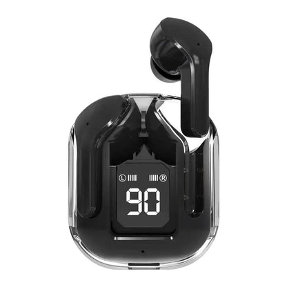 Premium Black Digital Battery Earbuds for Daily Use