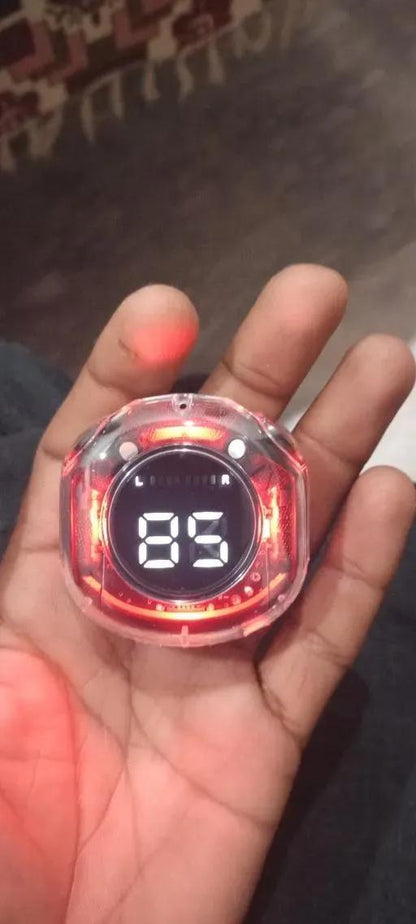 Premium Black Digital Battery Earbuds for Daily Use
