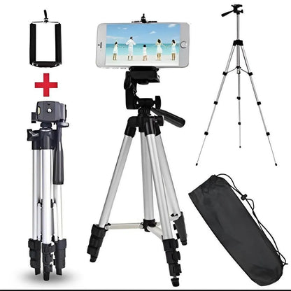 3110 Foldable Tripod Stand for Mobile & DSLR Camera