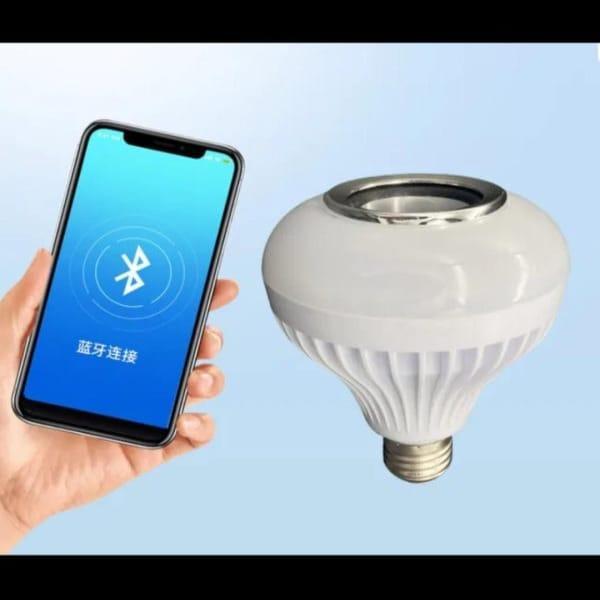 Bluetooth Music Light Bulb with 13 Colors & Remote Control