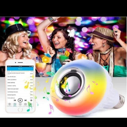 Bluetooth Music Light Bulb with 13 Colors & Remote Control