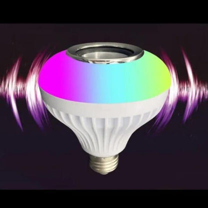 Bluetooth Music Light Bulb with 13 Colors & Remote Control