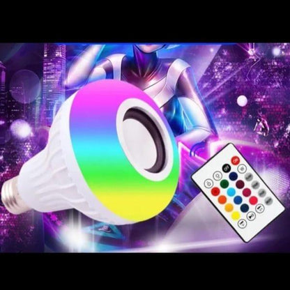 Bluetooth Music Light Bulb with 13 Colors & Remote Control
