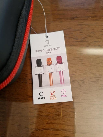 Bluetooth Mini Mic with Speaker for Home & Party Use
