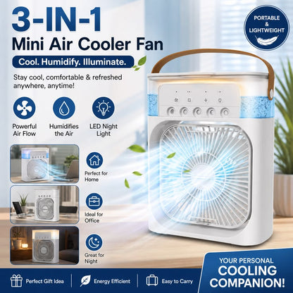 Cooling Fan With Ice  [FREE SHIPPING ALL OVER PAK]