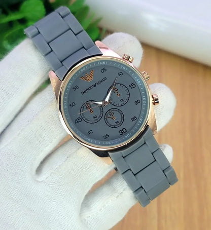 Chronograph watches with Stainless steel strap